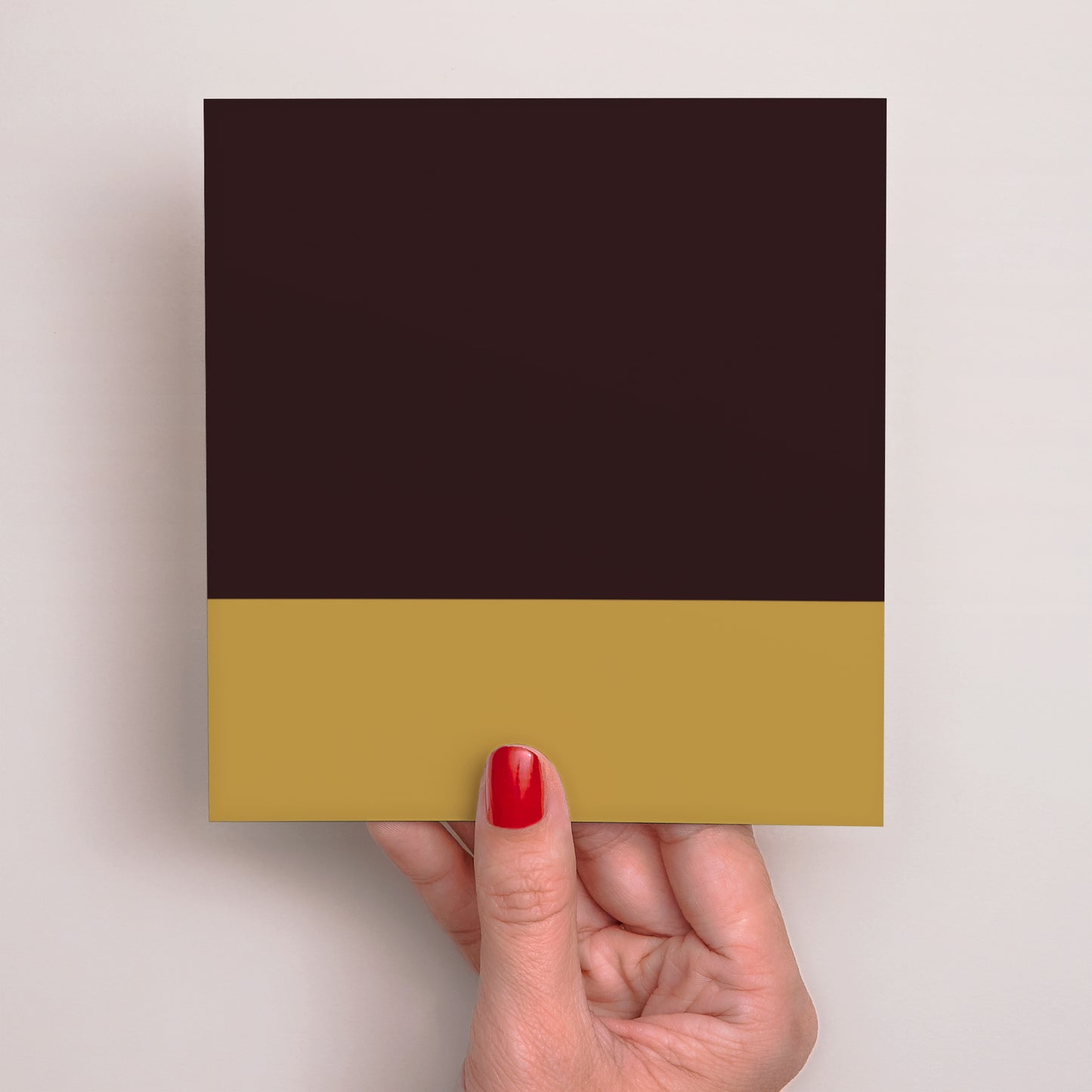 Beilegekarte Geburtstag Erwachsener Quadrat 60 Jahre - Gold und Schokolade foto N° 3