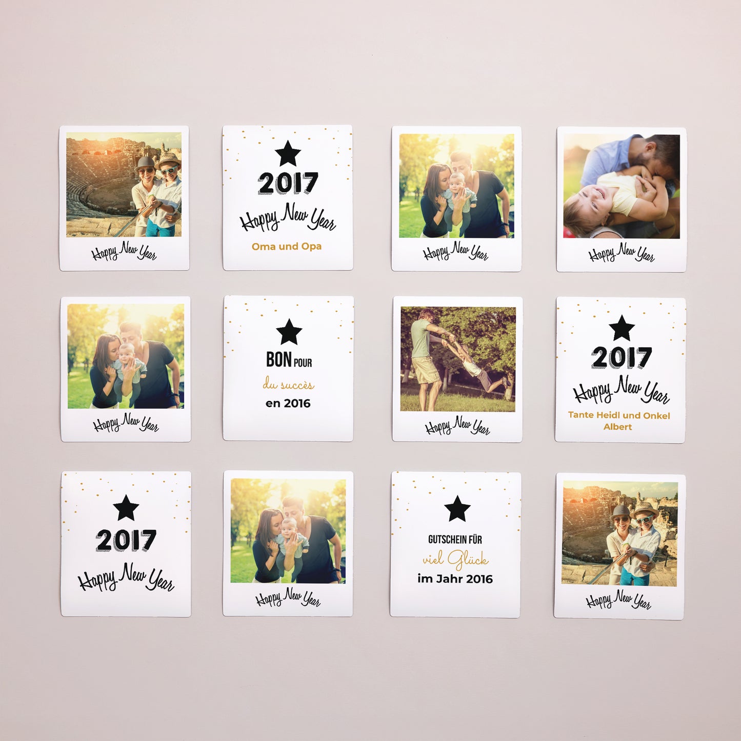 Fotoabzug Foto's Pack mit 12, magnetisch Gutschein für 12 Wünsche II foto N° 1