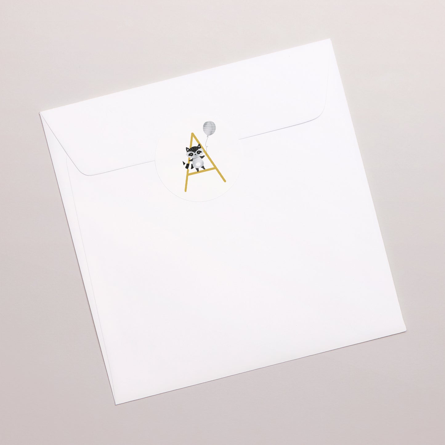Sticker Geburt Rund Initiale foto N° 3
