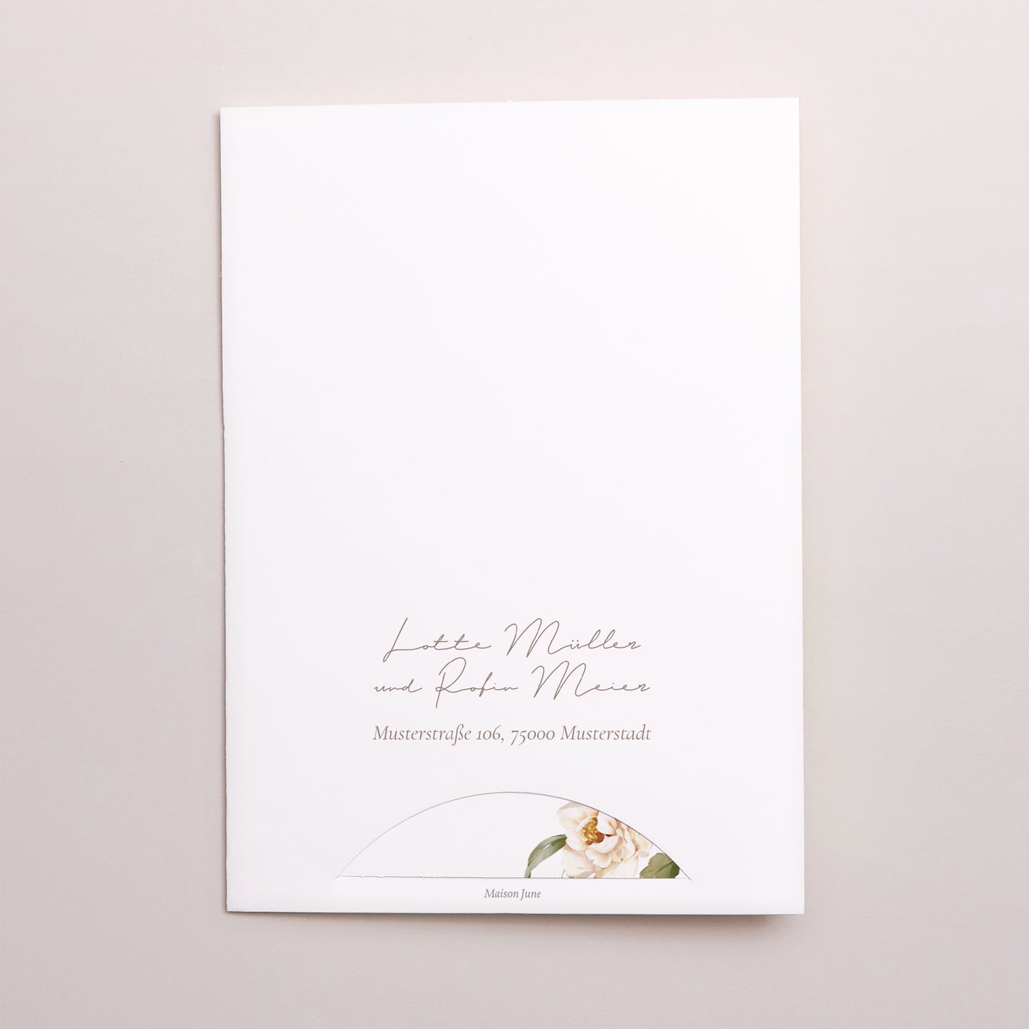 Hochzeitseinladung Hülle für 2 Karten foto N° 4