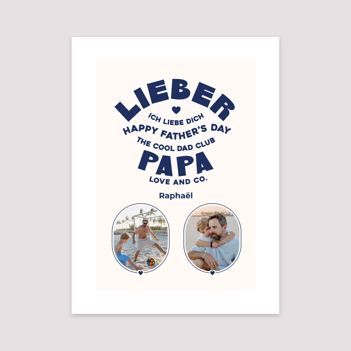 Poster Objekte Porträt Liebesheld foto N° 2