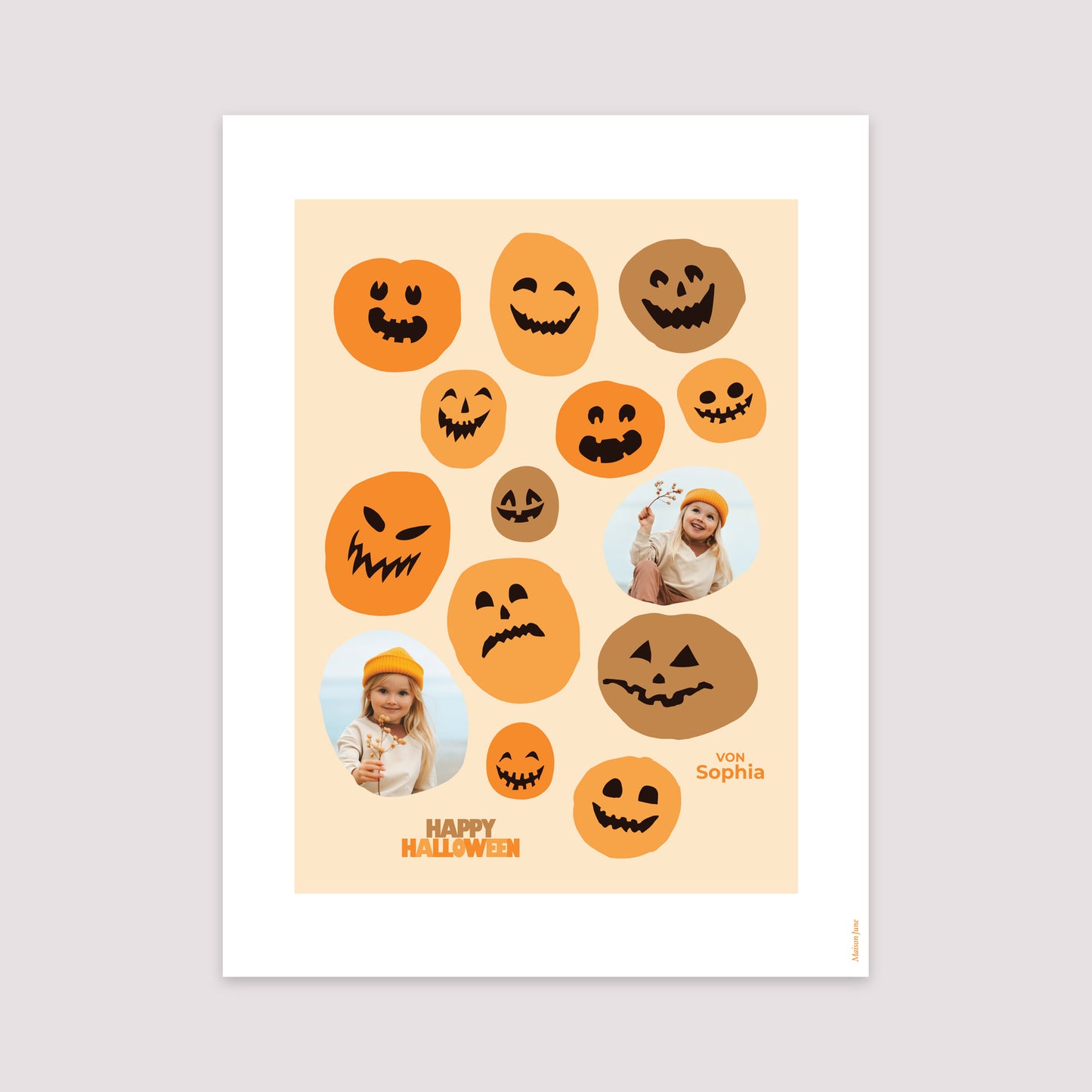 Poster Objekte Porträt Kürbisse foto N° 2