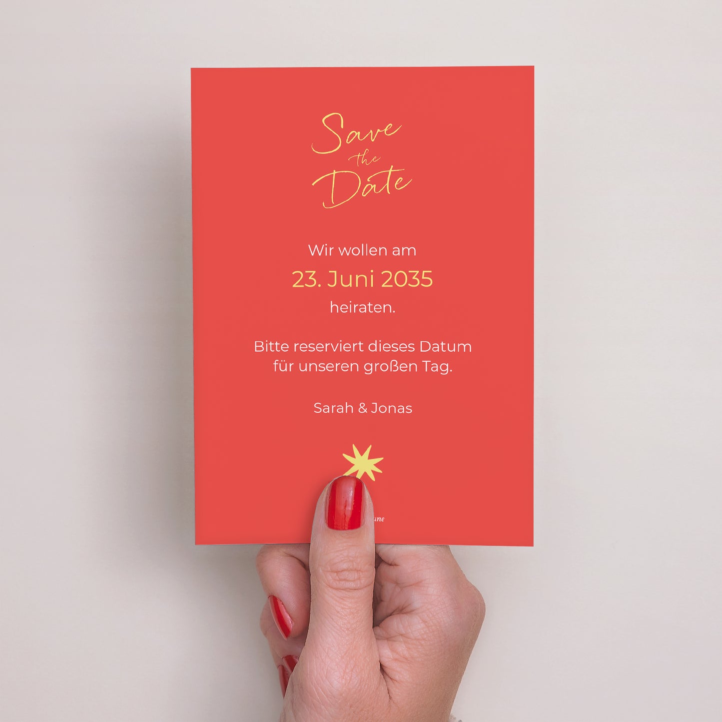 Save the date Karte Hochzeit Porträt Ein Hauch von Fantasie foto N° 3