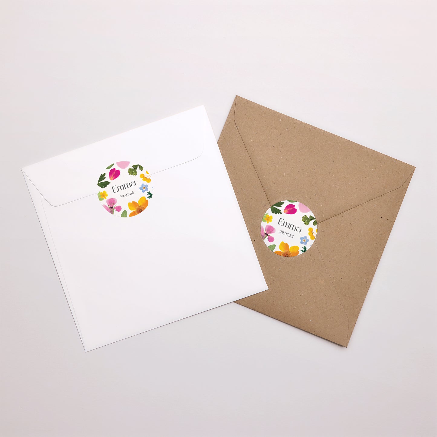 Sticker Geburt Rund Kleine Poesie der Felder foto N° 4
