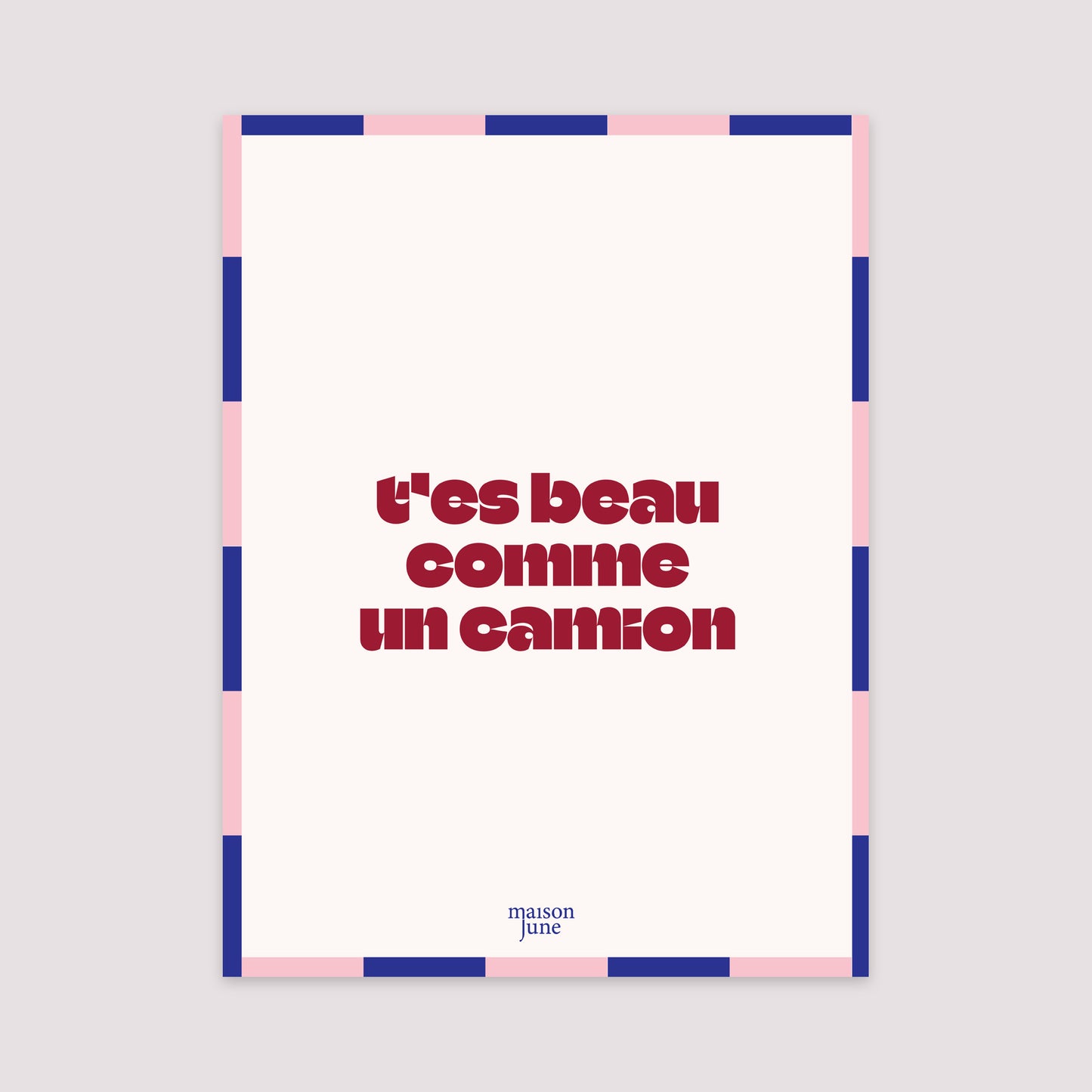 Affiche Portrait 30 x 40 cm Beau comme un camion foto N° 2