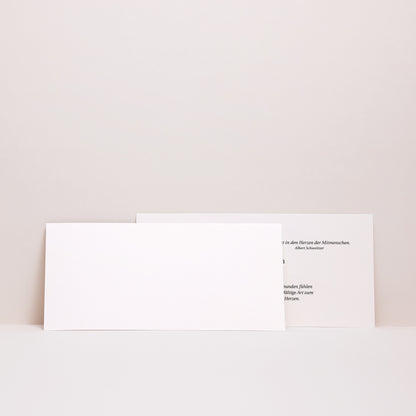 Trauerkarte Panoramische Landschaft Schmerz der Abwesenheit - Dankeskarte foto N° 3