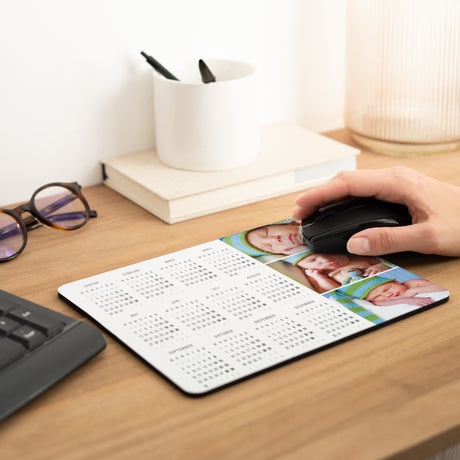 Mousepad Objekte Rechteck Multicolor-Kalender