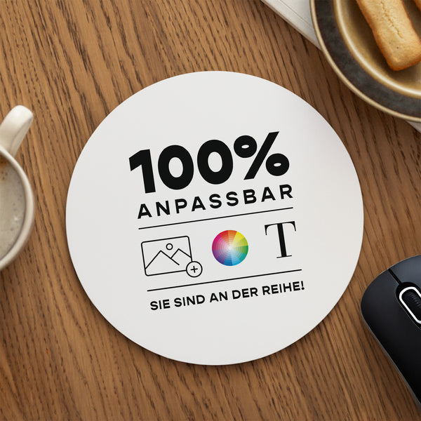 Mousepad Objekte Rund Do It Yourself foto