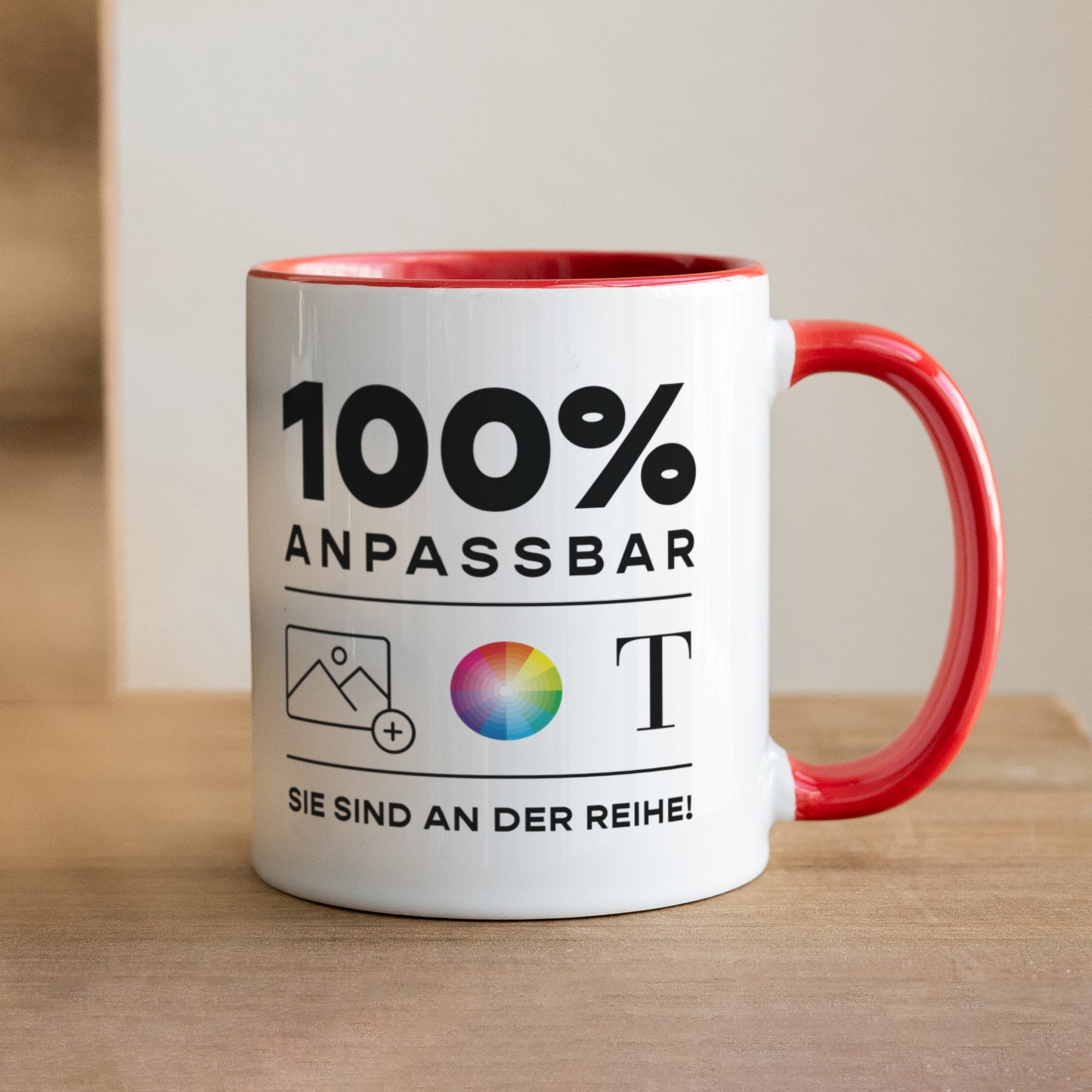 Tasse Objekte Rot Do It Yourself foto N° 1