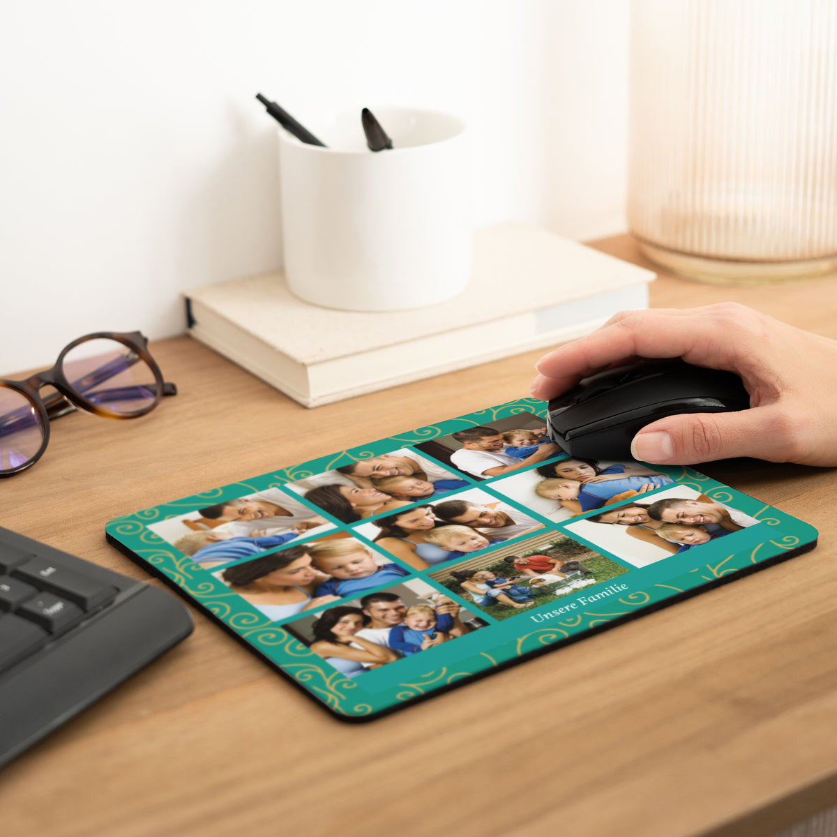 Mousepad Objekte Rechteck Arabesken in Sicht foto N° 2