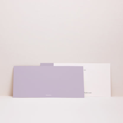 Trauerkarte Panoramische Landschaft Violettes Kreuz - Danksagungen für Todesfälle foto N° 3