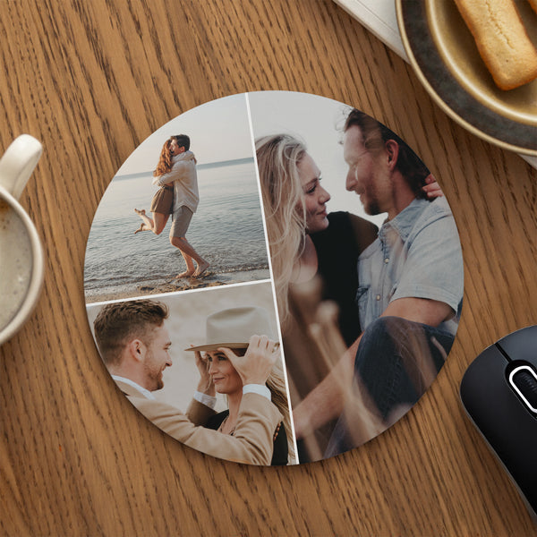 Mousepad Objekte Rund Multiphotos foto