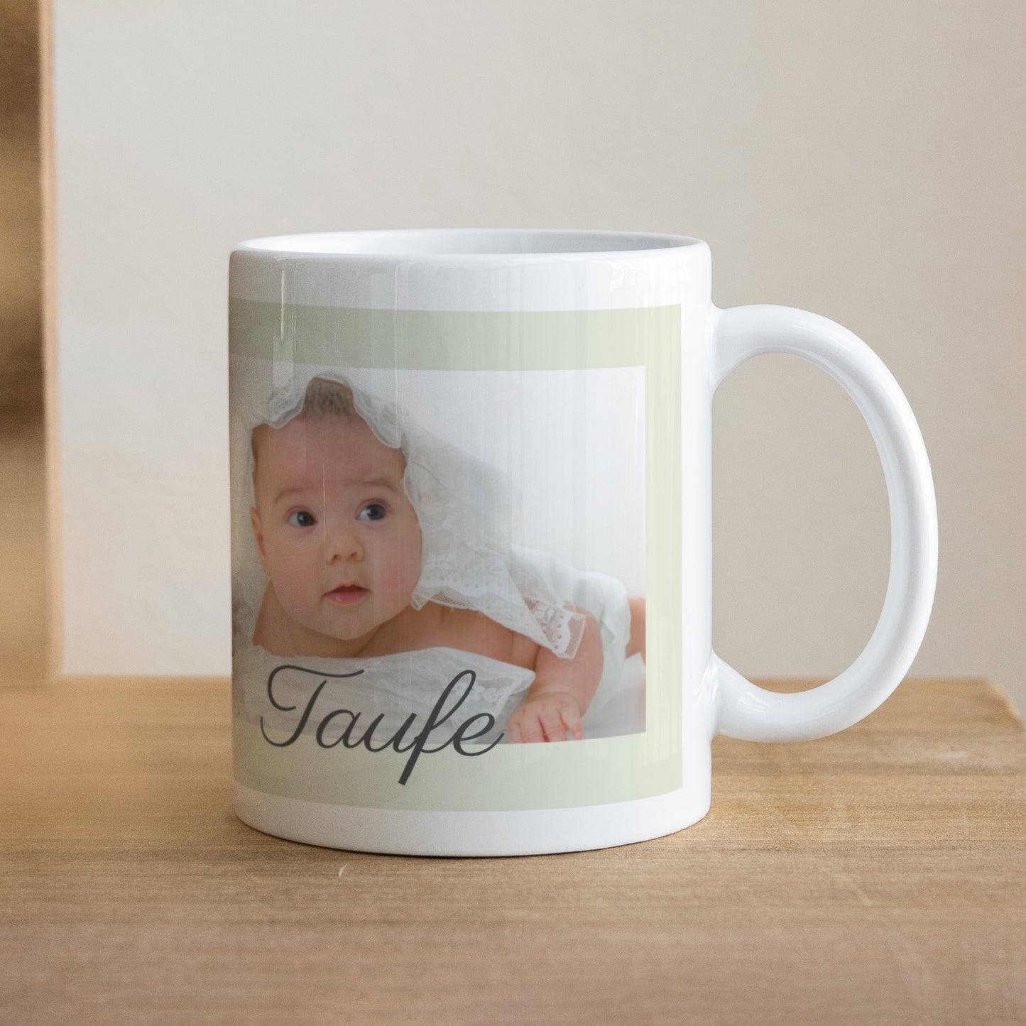 Tasse Taufe Weiß Zeremonie - Beige foto N° 1