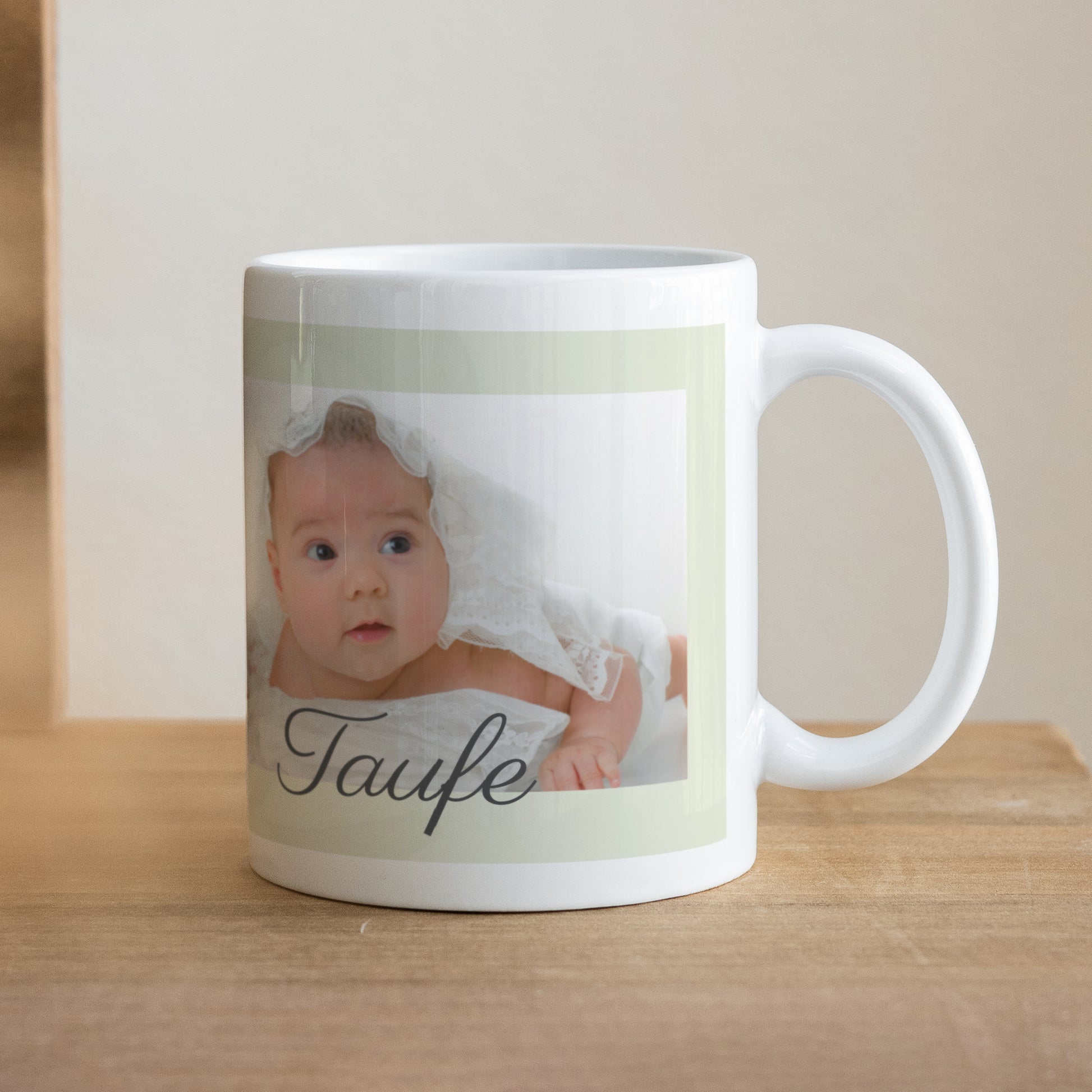Tasse Taufe Weiß Zeremonie - Beige foto N° 1