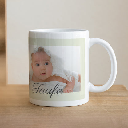 Tasse Taufe Weiß Zeremonie - Beige foto N° 1