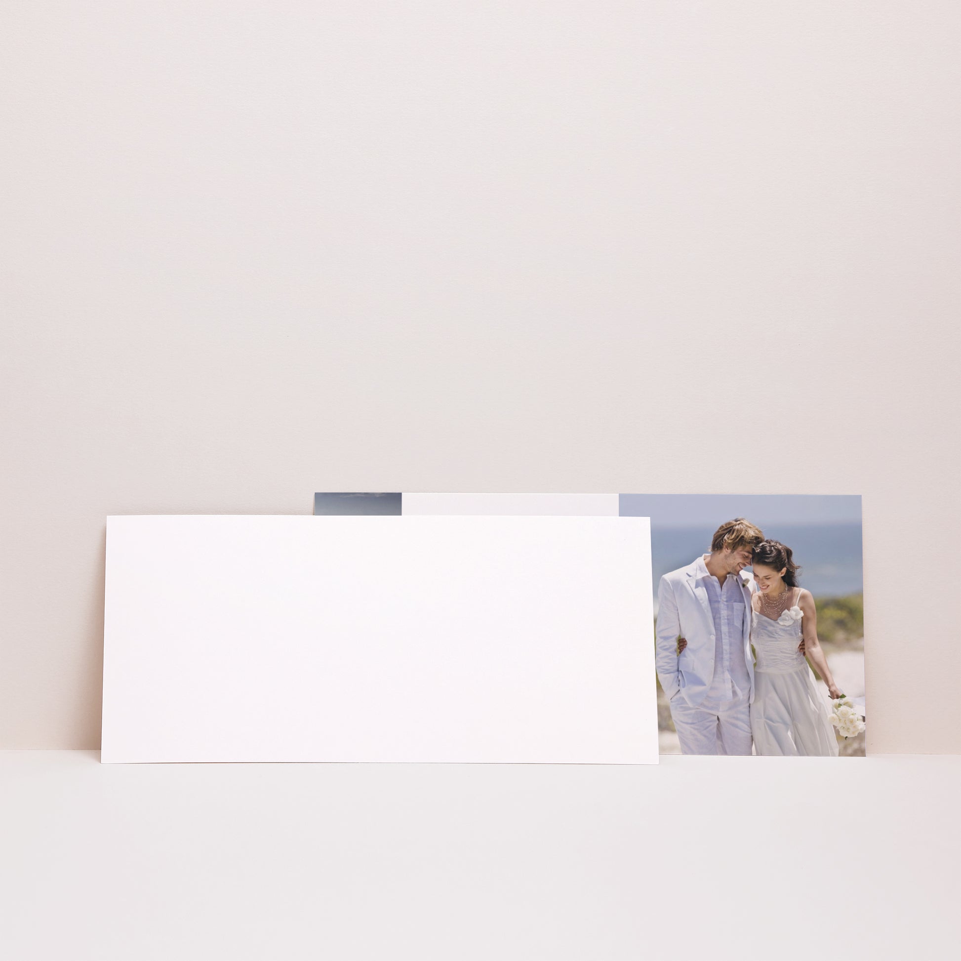 Dankeskarte Geburt Panoramische Landschaft Personalisierte Ziehharmonika foto N° 2
