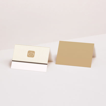 Tischkarten Kommunion Quer Kommunion, Glaubensbekenntnis - beige foto N° 1