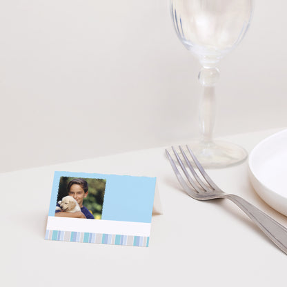 Tischkarten Kommunion Quer Kommunion Junge foto N° 2