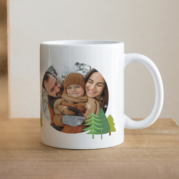 Tasse Objekte Weiß Farbe von Weihnachten foto