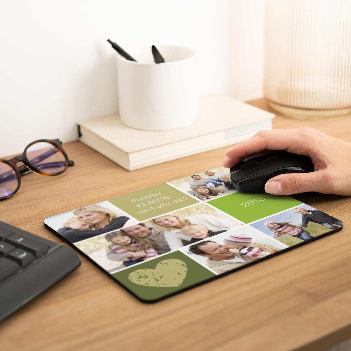 Mousepad Objekte Rechteck Multi-Fotos - weich foto N° 2