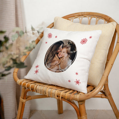 Kissen Objekte Natürliche Beige Personalisiertes Kissen Weihnachten foto N° 2