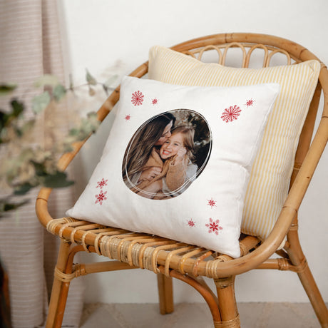 Kissen Objekte Natürliche Beige Personalisiertes Kissen Weihnachten