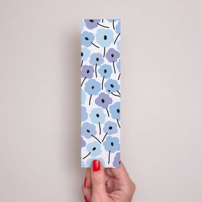 Lesezeichen Kommunion Lesezeichen Blaue Blumen foto N° 3