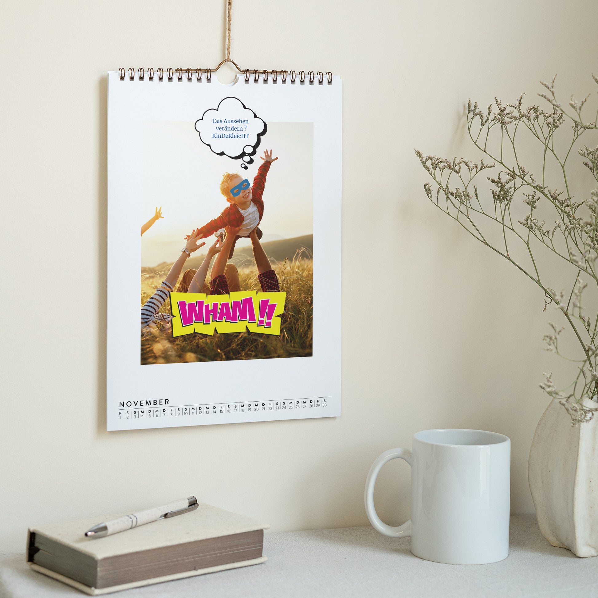 Kalender Weihnachten Wandbild A4 Superhelden foto N° 3