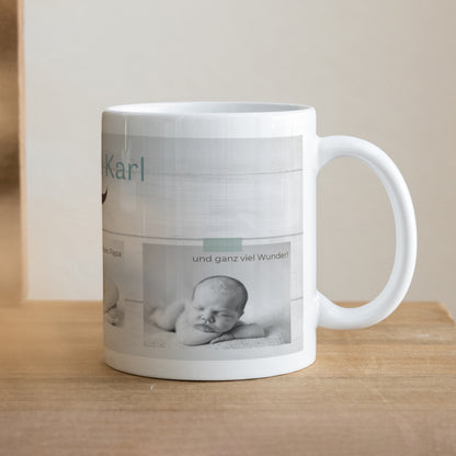 Tasse Geburt Weiß Kleiner Mann foto N° 1