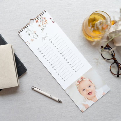 Kalender Weihnachten Beständig Blumendesign foto N° 3