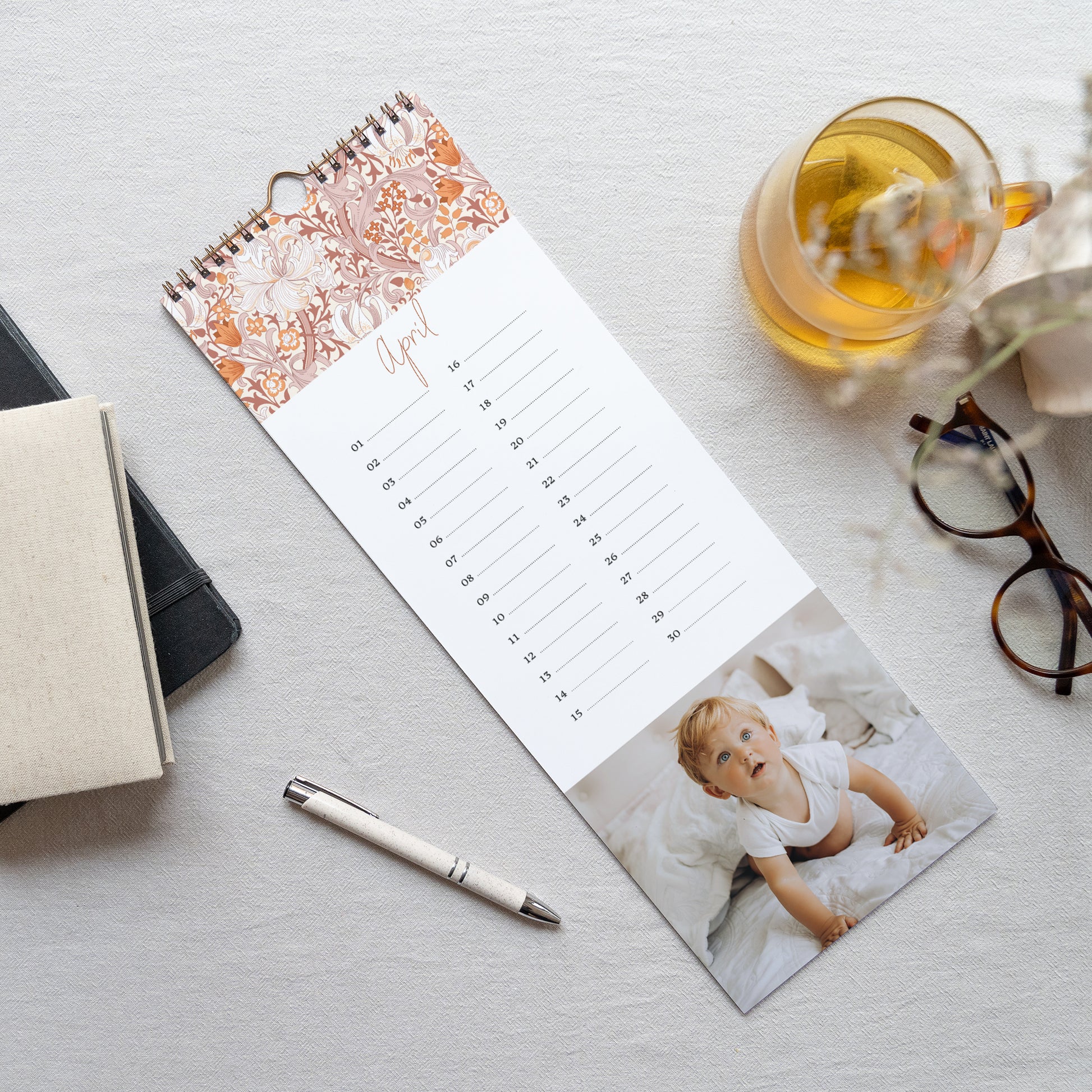 Kalender Weihnachten Beständig Blumen foto N° 3