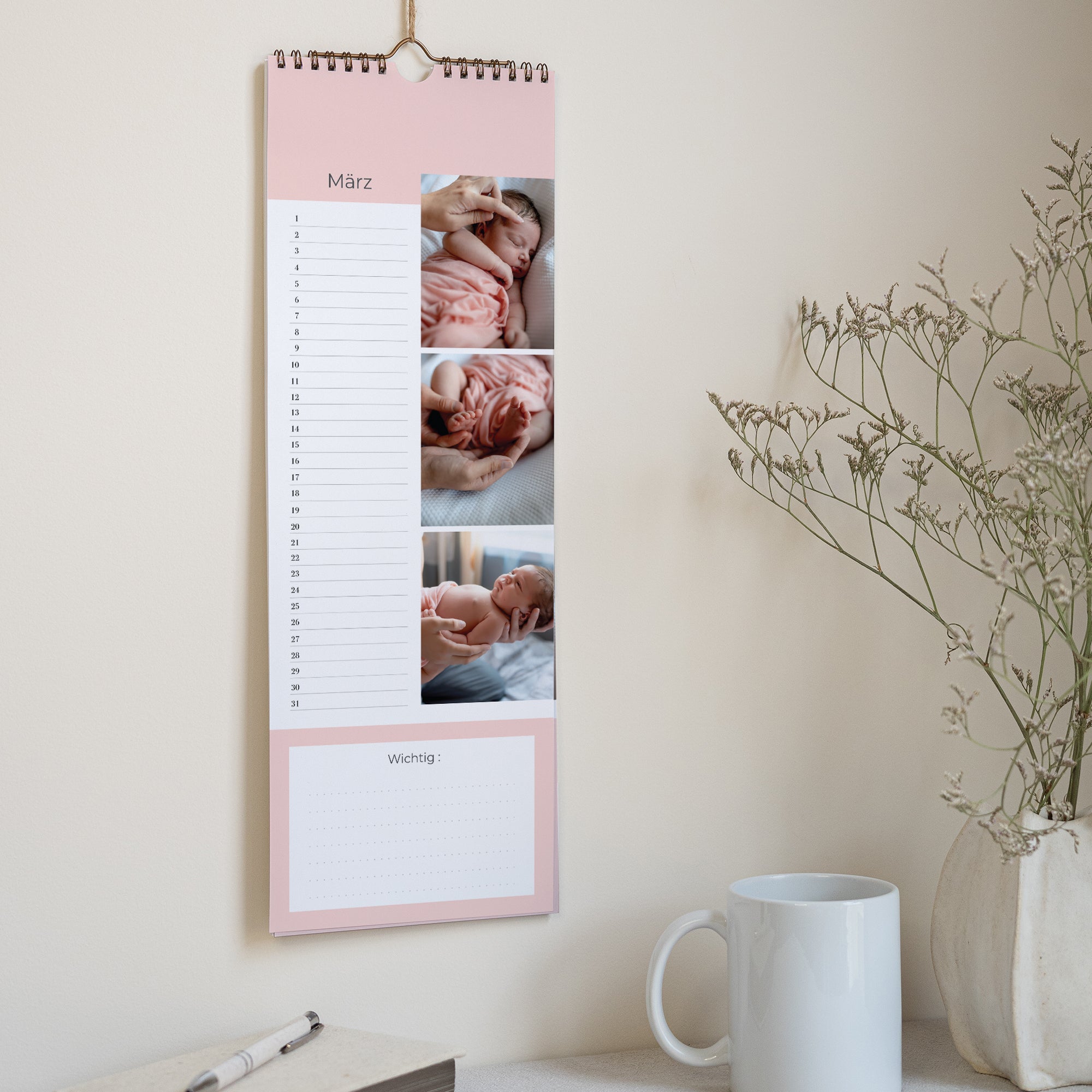 Kalender Weihnachten Beständig Kleines Mädchen foto N° 2