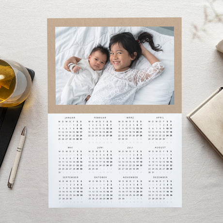 Kalender Weihnachten Einzelseite Porträt Kraft