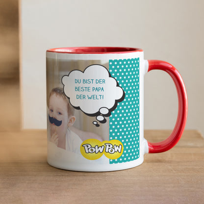Tasse Objekte Rot Super Dad foto N° 1