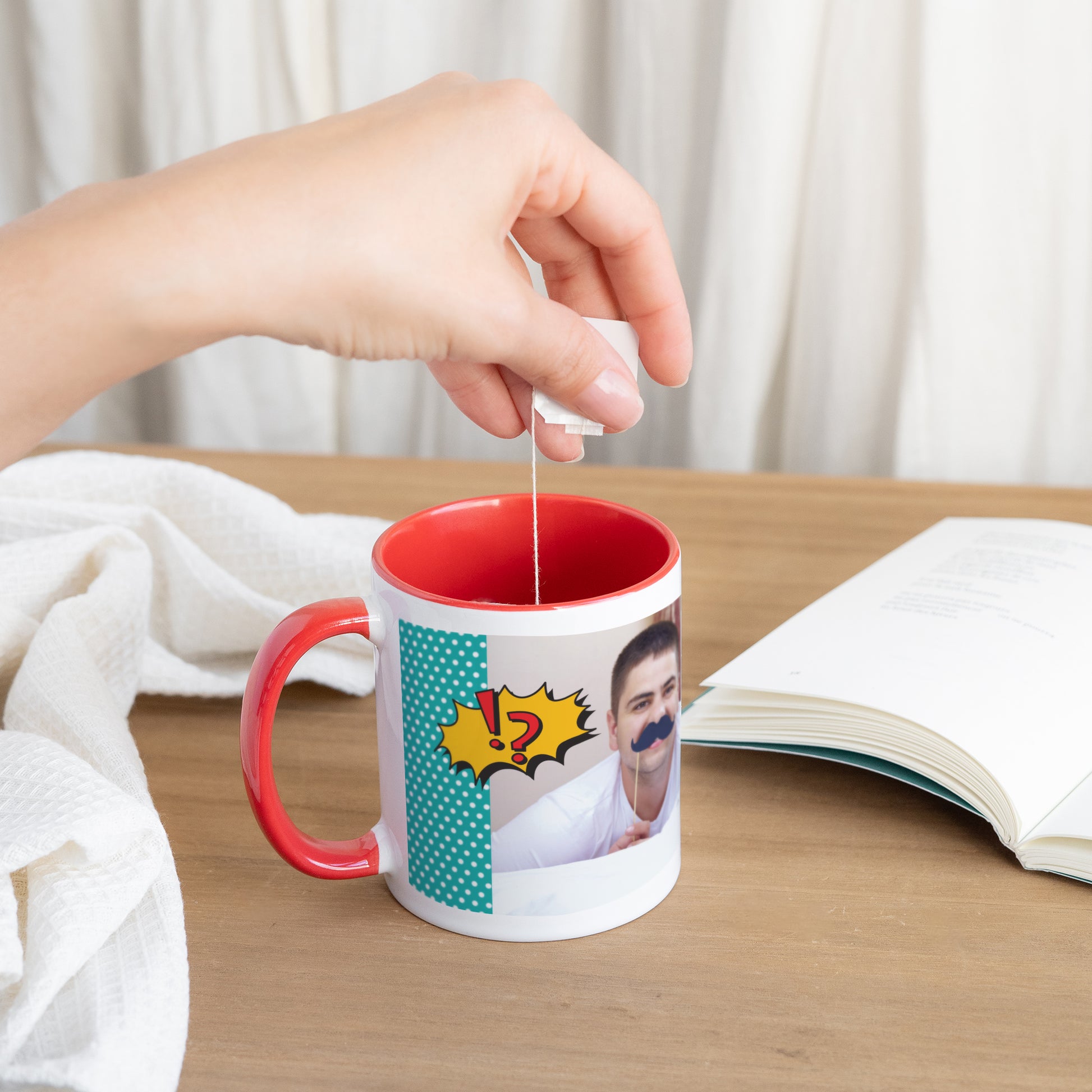 Tasse Objekte Rot Super Dad foto N° 3