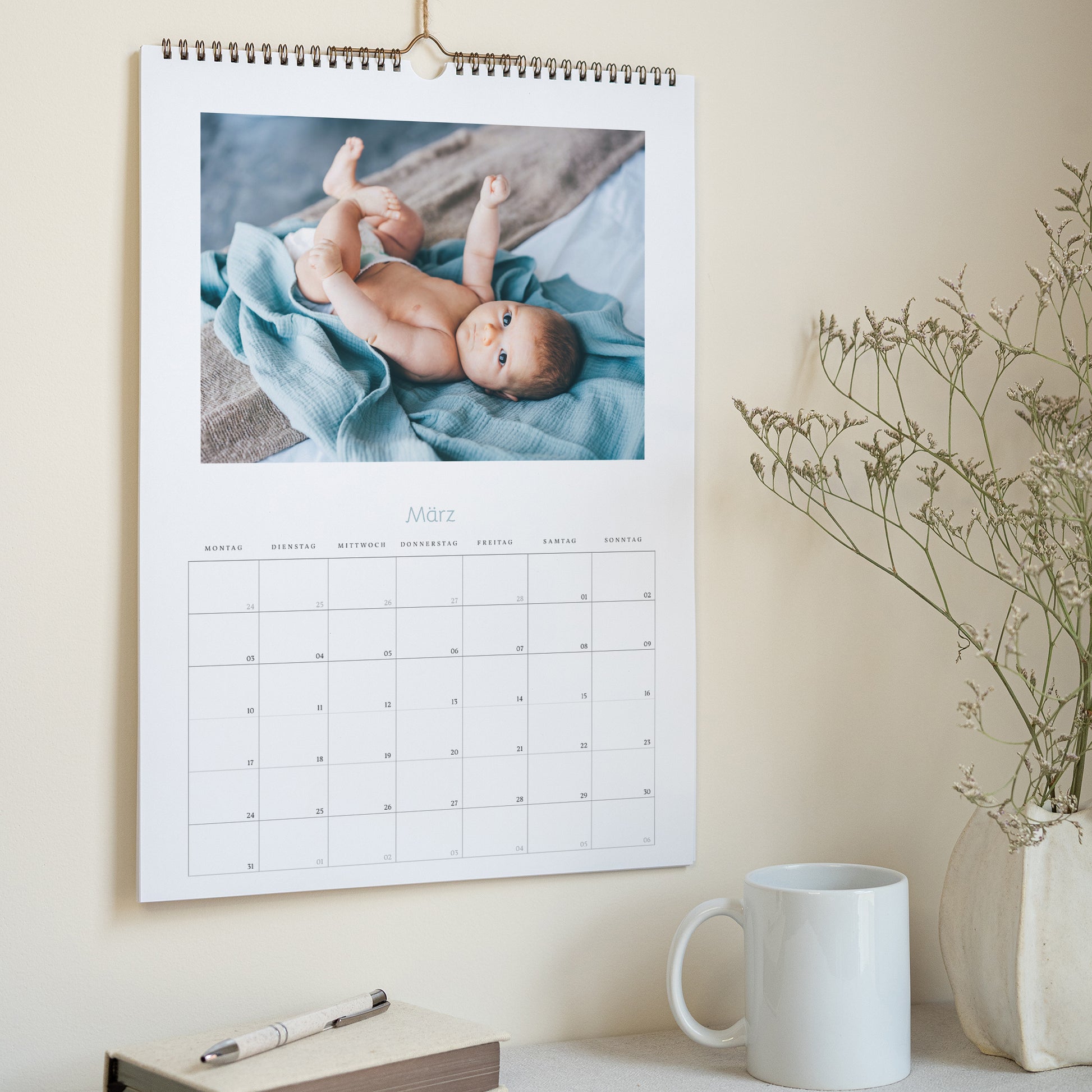 Kalender Weihnachten Wandgemälde A3 Sterne foto N° 3