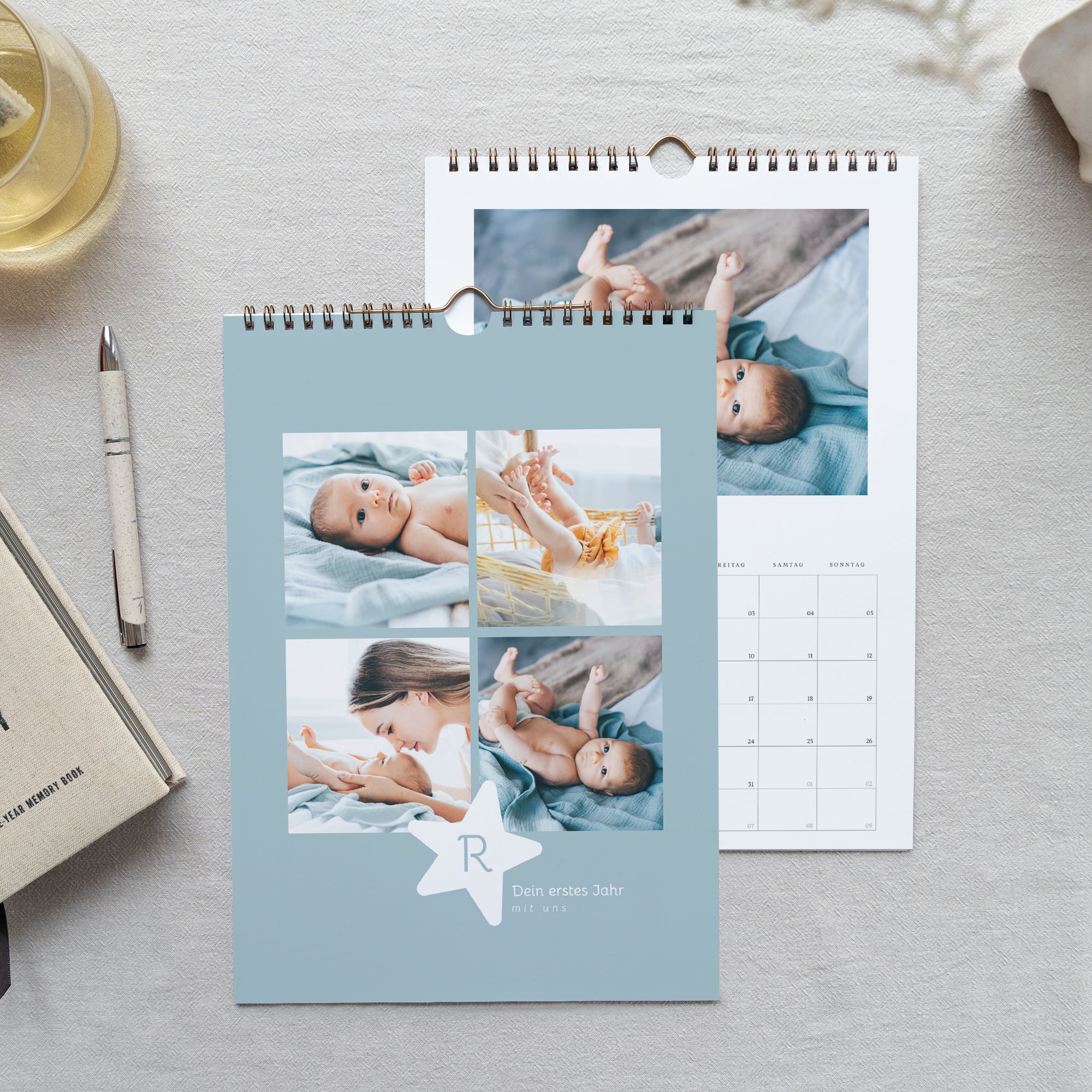 Kalender Weihnachten Wandbild A4 Sterne foto N° 1