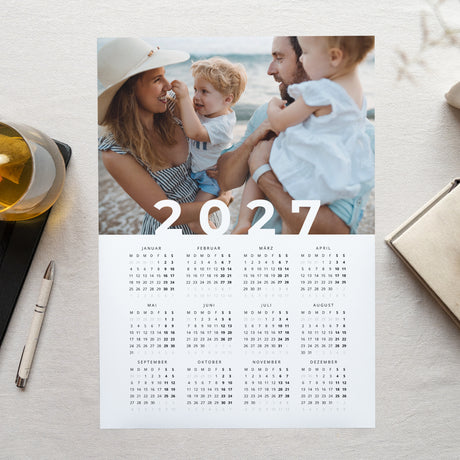 Kalender Weihnachten Einzelseite Porträt Superjahr