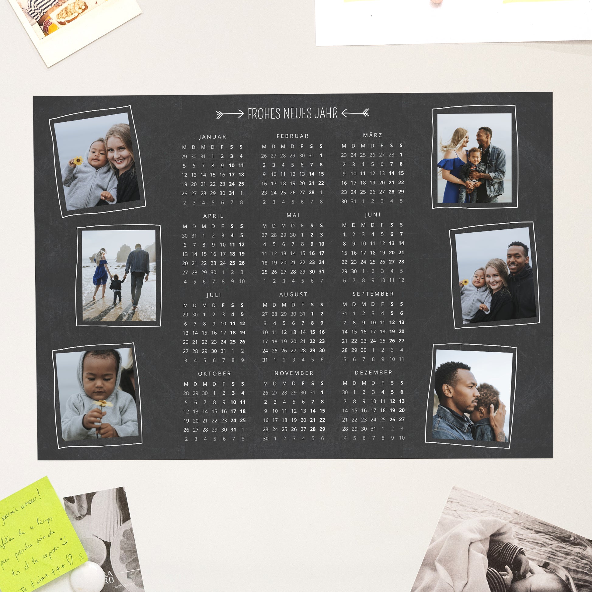 Kalender Weihnachten Magnetischer, einseitiges landschaft Foto-Tafel foto N° 1