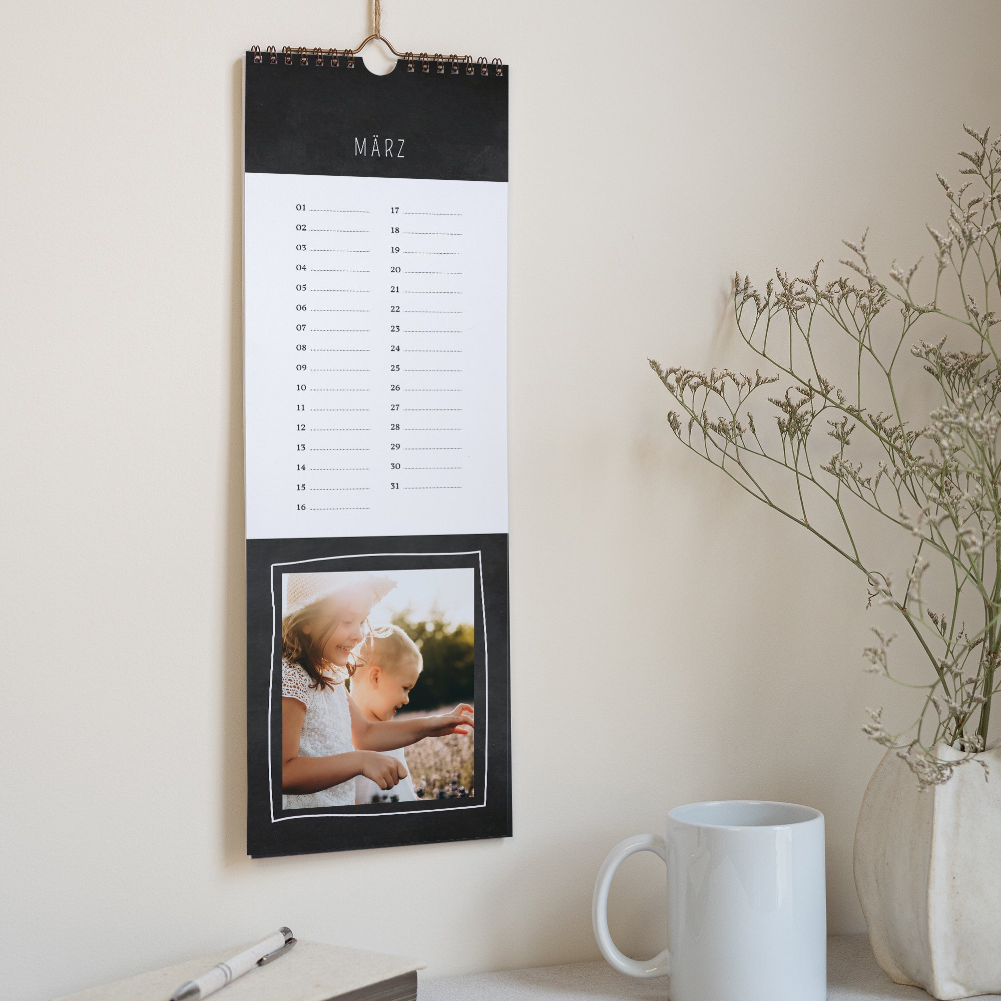 Kalender Weihnachten Beständig Foto Schiefer foto N° 2