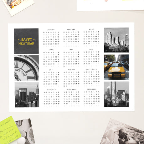 Kalender Weihnachten Magnetischer, einseitiges landschaft Rund um die Welt