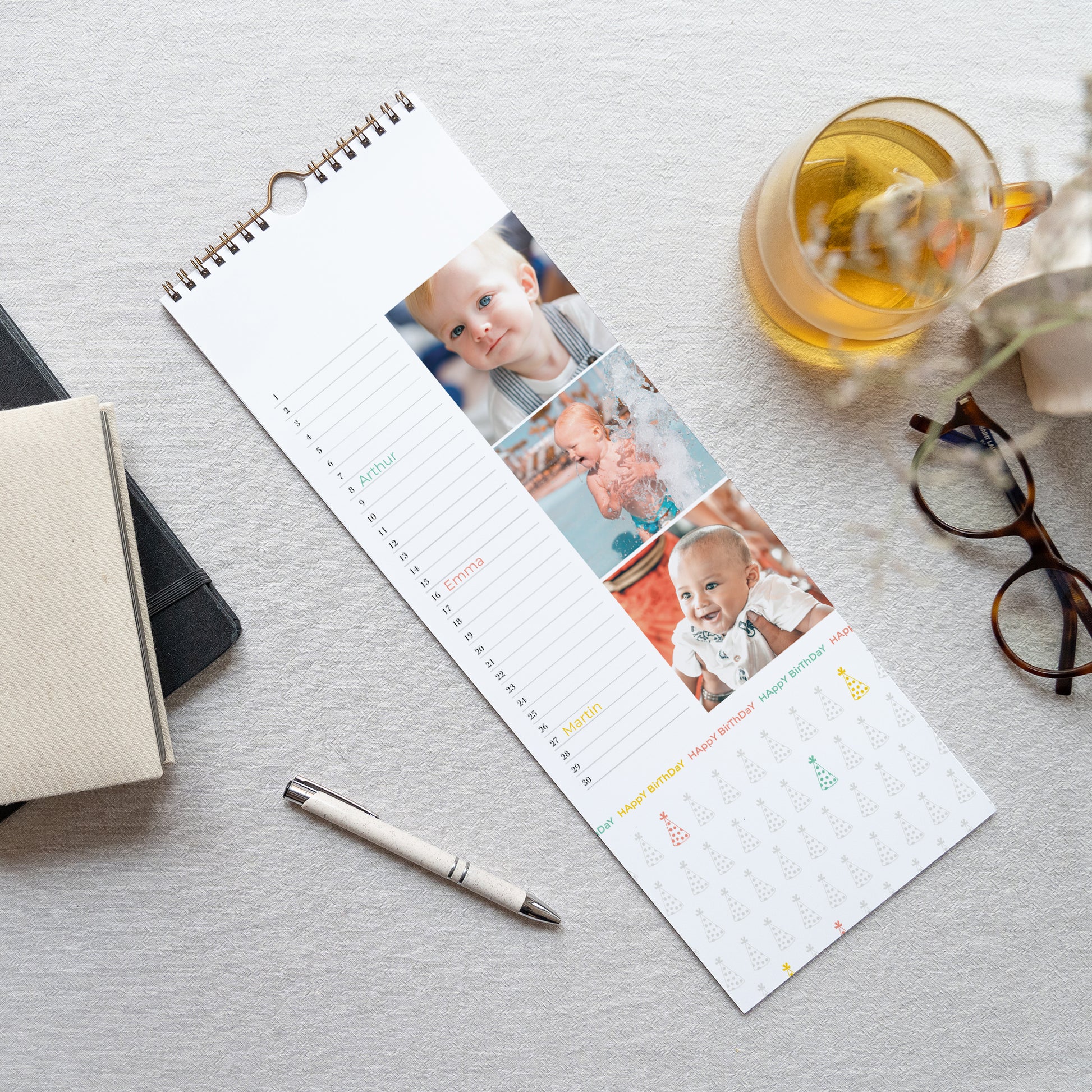 Kalender Weihnachten Beständig Geburtstage foto N° 3