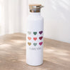 Trinkflasche Objekte 75 cl Farbige Herzen foto N° 1