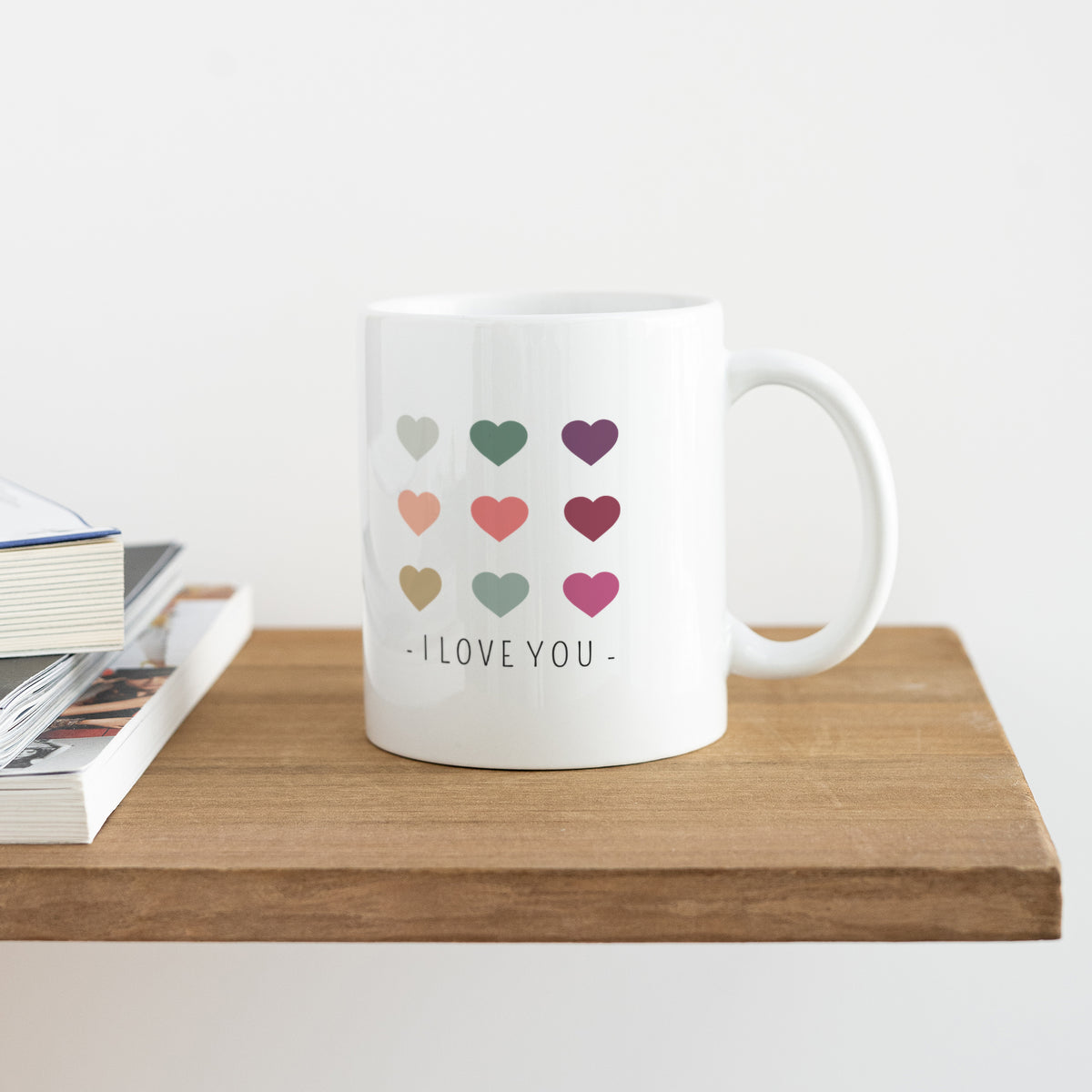 Tasse Objekte Weiß Farbige Herzen foto N° 4