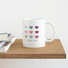 Tasse Objekte Weiß Farbige Herzen foto N° 4