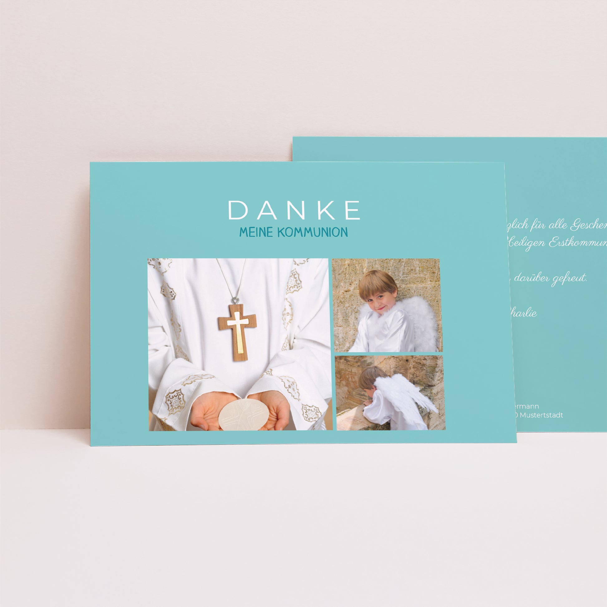 Dankeskarte Kommunion Landschaft Multi-Typo foto N° 1