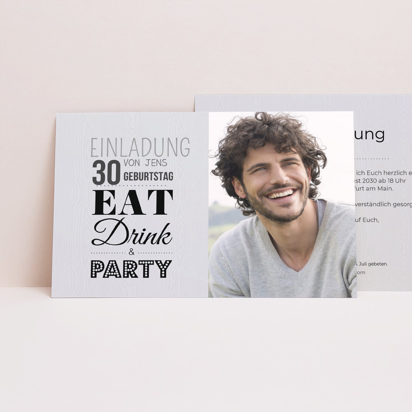Einladungskarte Geburtstag Landschaft Das muss gefeiert werden foto N° 1