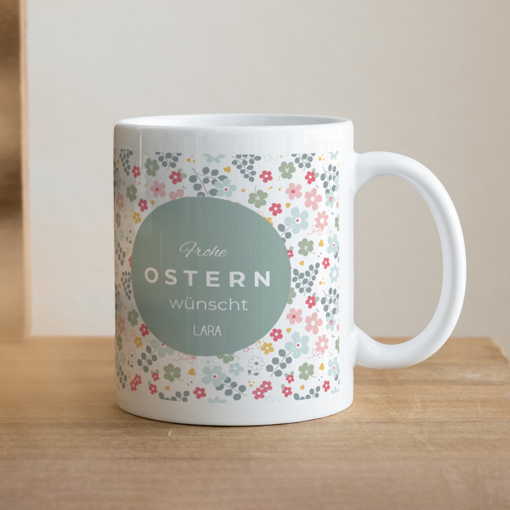 Tasse Objekte Weiß Blumiges Passah foto N° 1