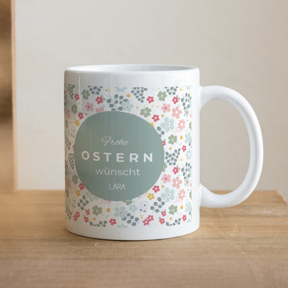 Tasse Objekte Weiß Blumiges Passah foto N° 1