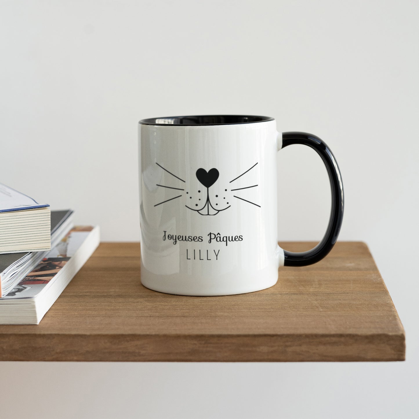 Tasse Objekte Schwarz Schnurrbart eines Hasen foto N° 4